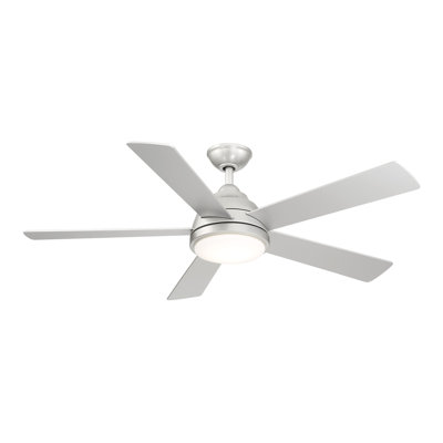Ventilateur de plafond à hélice à 3 pales 52 po Aasiyah avec télécommande et ensemble d'éclairage inclus