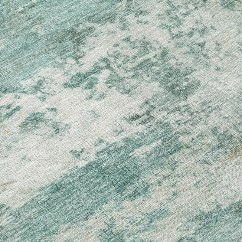 Machine Washable Indoor/Outdoor Wagenen ACN2366 Abstract Rug, Rectangle 8' x 10'