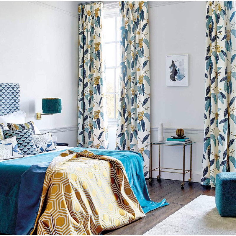 Coppice Fabric, Platinum/Ebony