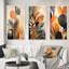Funky Foliage in Terracotta Tones - ensemble de 3 impressions-312243110-312243111