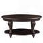 Ensemble de table basse de salon, table basse et deux tables d'appoint pour bureau, salon, appartement, petit espace, assemblage facile, espresso