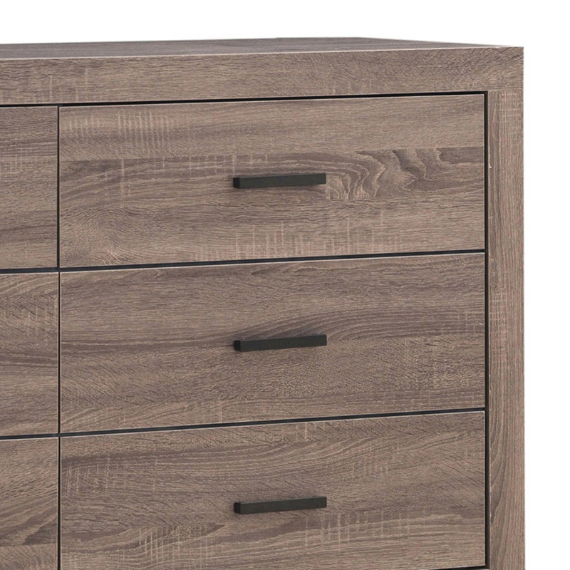 Commode double l 6,25 po Anterio, Fût de chêne