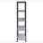 Grey Driftwood 4-shelf Bookcase-829553233