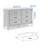 Simmons Kids Juliette 6 Drawer Dresser With Changing Top And Interlocking Drawers - Fully Assembled-101322762
