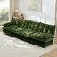 Canapé modulaire moderne modulaire 4 places, chenille respirante modulaire de 138 po, siège confortable pour salon modulaire avec configuration personnalisable, coussins en chenille