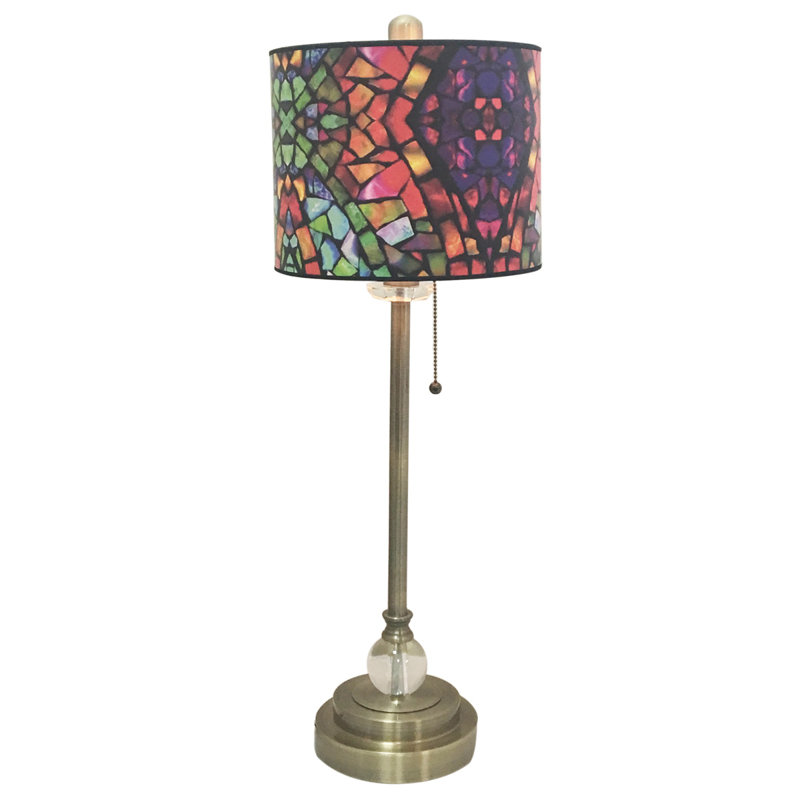 Alexsia Table Lamp, Brushed Nickel