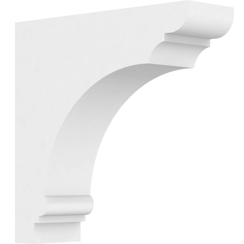 Support Standard Hughes Architectural Grade PVC, H 5 po x l 1,5 po x p 5 po