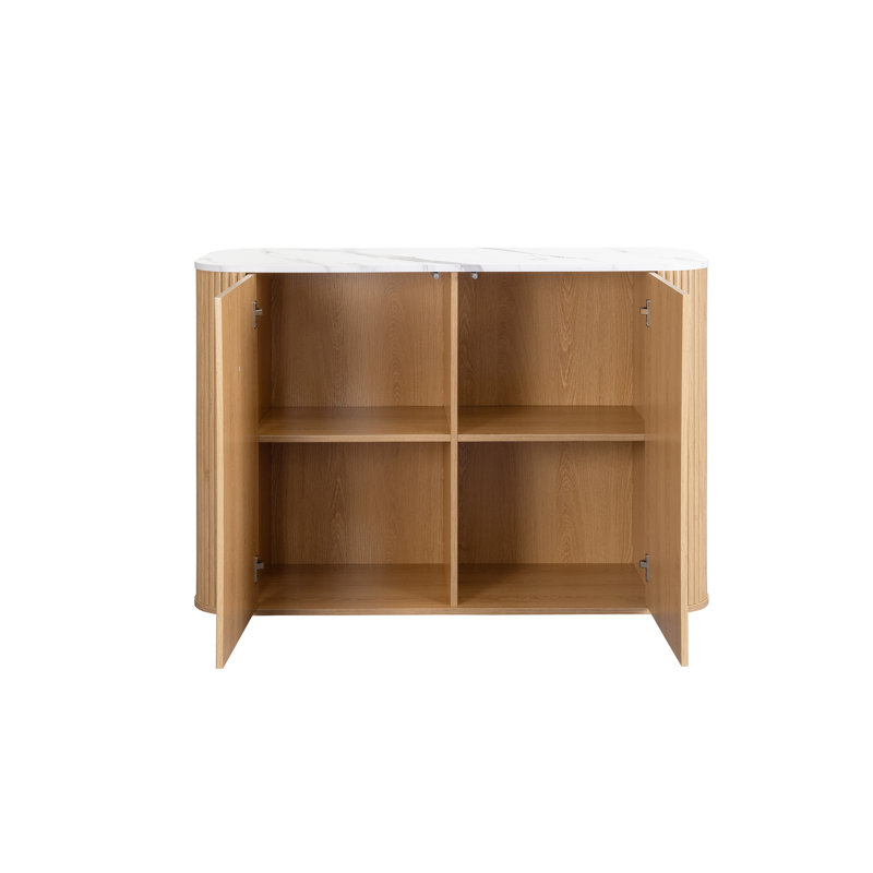 RUSSO 2 DOOR SIDEBOARD, Oak Wood