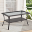 Carolina Rectangular Glass Outdoor Coffee Table