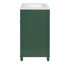 Meuble-lavabo de salle de bain avec lavabo en céramique, 30 po, armoire de rangement avec portes à fermeture en douceur et organisateur de porte-121018244