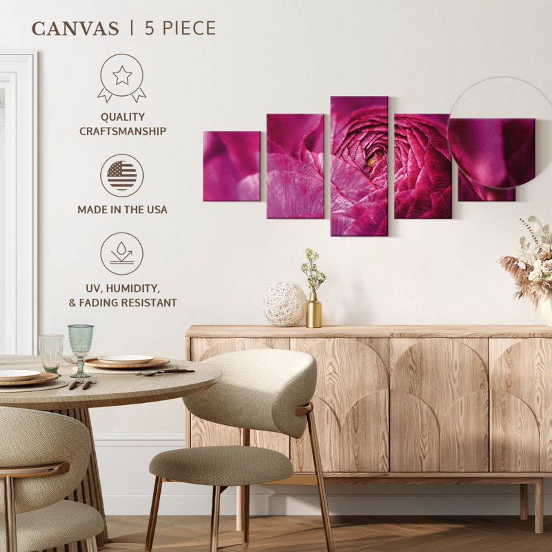 Ranunculus Abstract, 36" H x 80" W