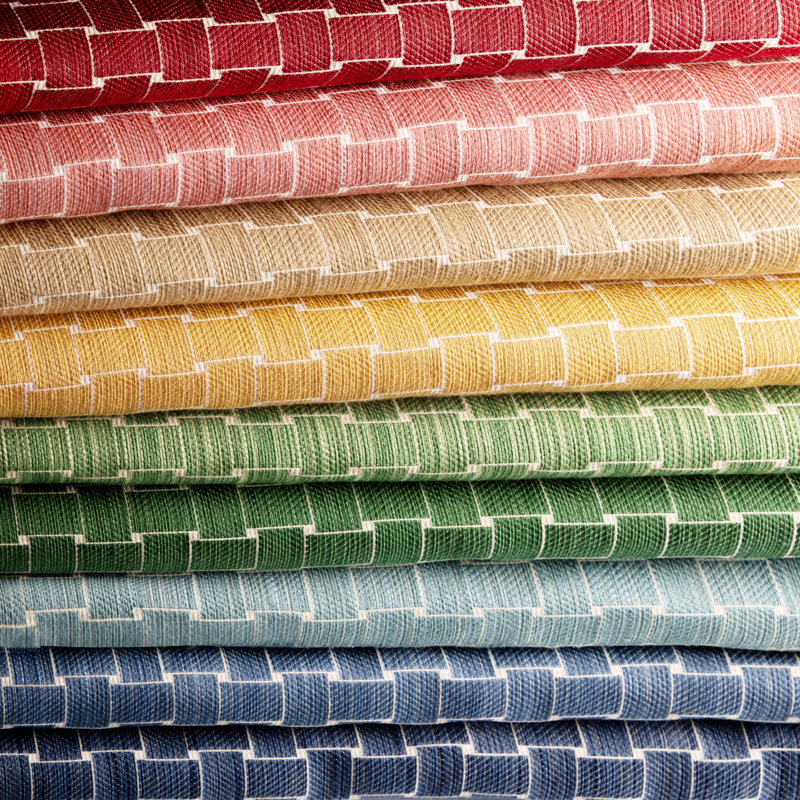 Granville Beaumois Cotton Blend Performance Fabric, Leaf