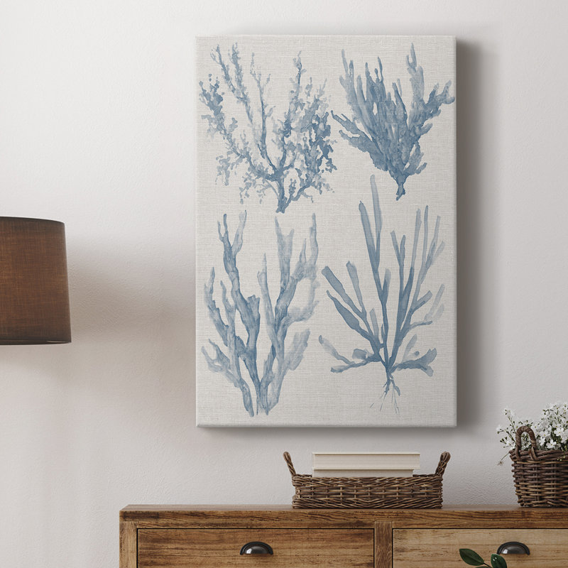 Collection Sea Coral II - Cavas enveloppés de galerie, H 48 po x l 32 po