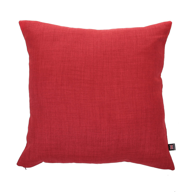 Mitre Square Throw Cushion, Red, 28cm x 28cm
