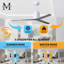 Eliza Outdoor Downrod Ceiling Fan-209975076-210241865