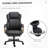 Executive Office Chair with Wide Seat, Computer Desk Chair with High Back Diamond Stitching