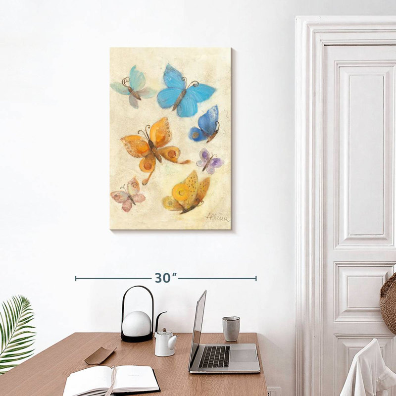 Brampt volant des papillons, H 30 po x l 20 po