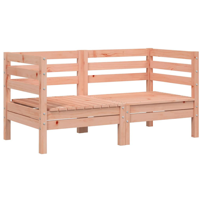 Fynn 63.5cm Wide Wood Patio Sectional, Brown