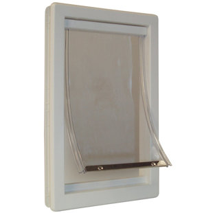 9.5'' W x 17'' H Plastic Door Mounted Pet Door