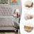 Linen Upholstered Headboard-Modern-Adjustable Height-Button Tufting-43196915-43196912