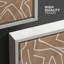 «Classic Abstract Lines» géométrique moderne encadrée de chambre à coucher décorations murales sur toile-108345424-108345427