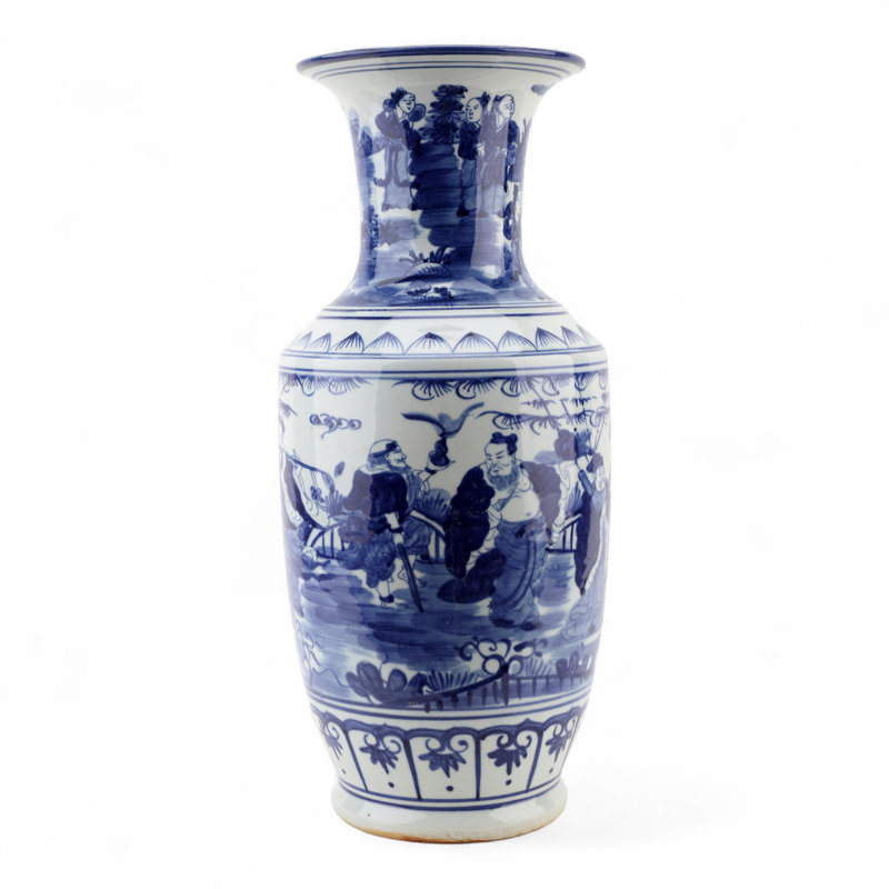 Porcelain Blue and White Classic Vase