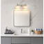Éclairage pour meuble-lavabo 2 lumières noir mat et or champagne 20 pouces avec verre opale gravé Tekamah-302604738-317944303