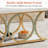 47.24" 2-Tier  Rectangle Coffee Table