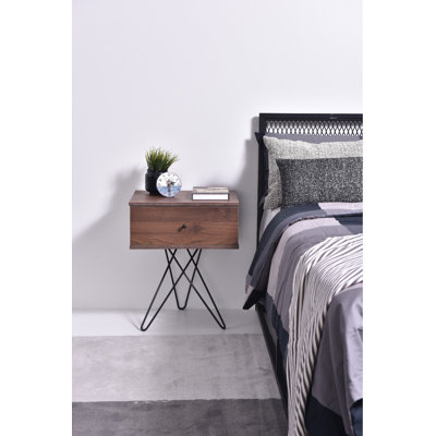 Prewitt 50.2 cm W Bedside Table