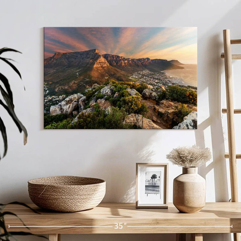 Nicci Table Mountainscape, 16" H x 24" W