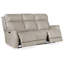 MS 78" Genuine Leather Square Arm Reclining Sofa-72298123