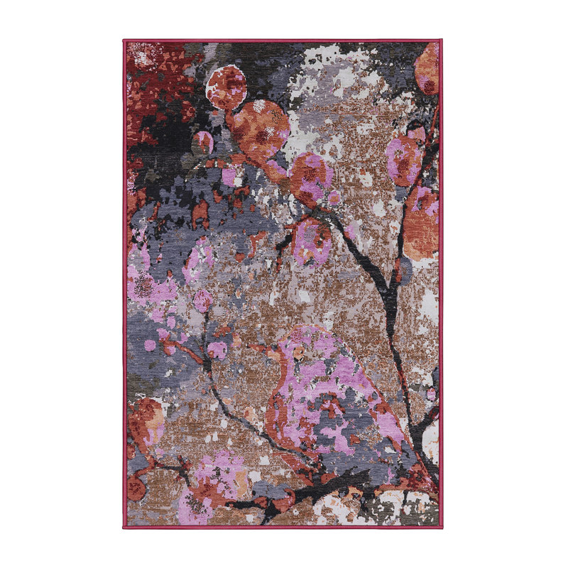 Carnbore Abstract Indoor Rug, Rectangle 5' x 7'