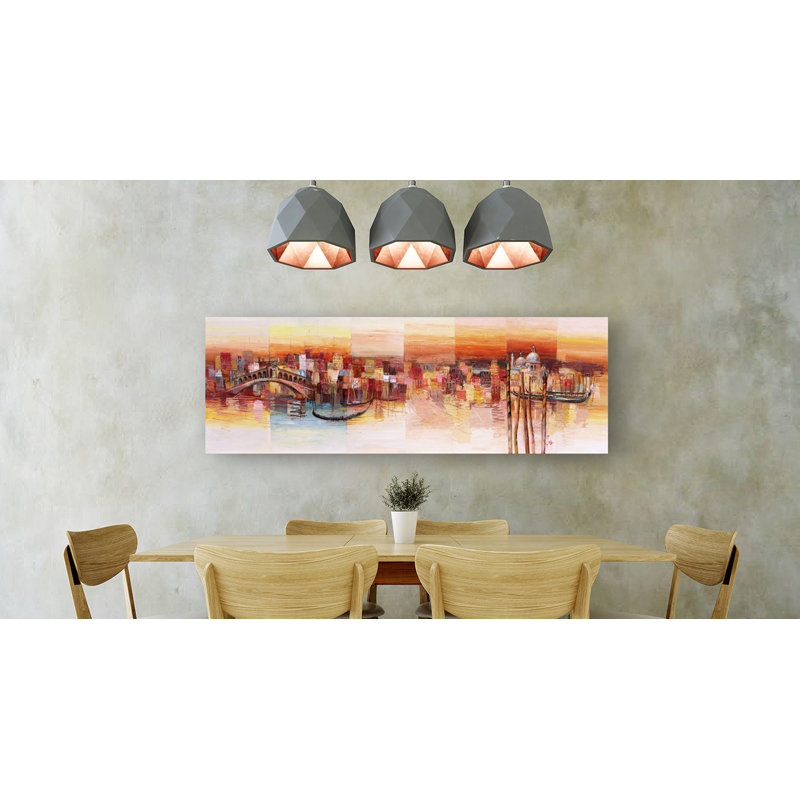 Dreaming Of Venice by Luigi Florio - Wrapped Canvas Painting, 40cm H x 120cm W x 4cm D