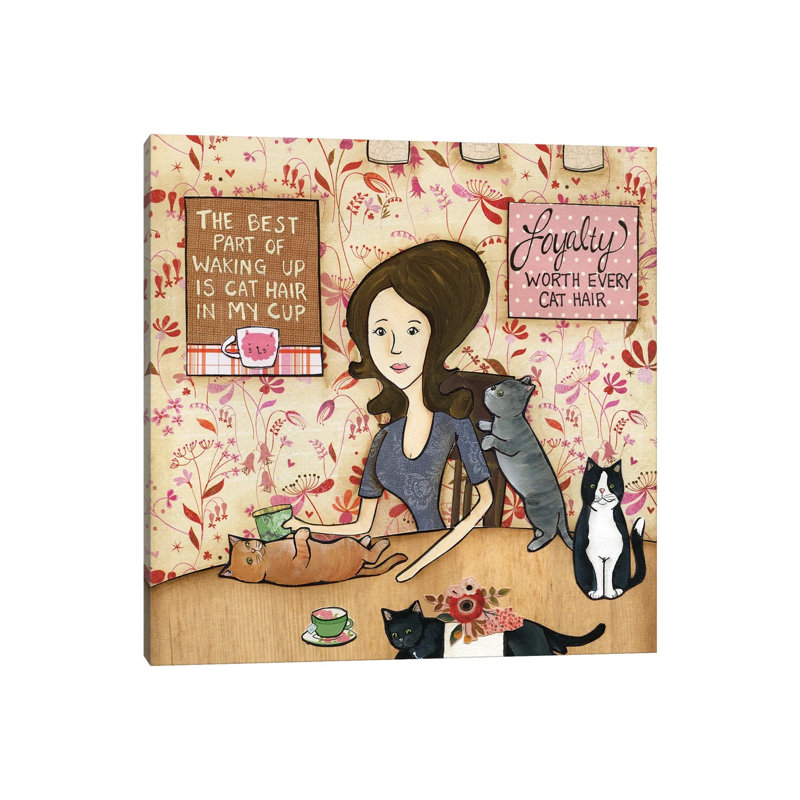 Cat Hair by Jamie Morath - Gallery-Wrapped Canvas Giclée on Canvas, Wrapped Canvas, 45.72 cm H x 45.72 cm W x 3.175 cm D