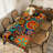 Washable Bohemian Abstract Floral Pattern Tablecloth-1370954742