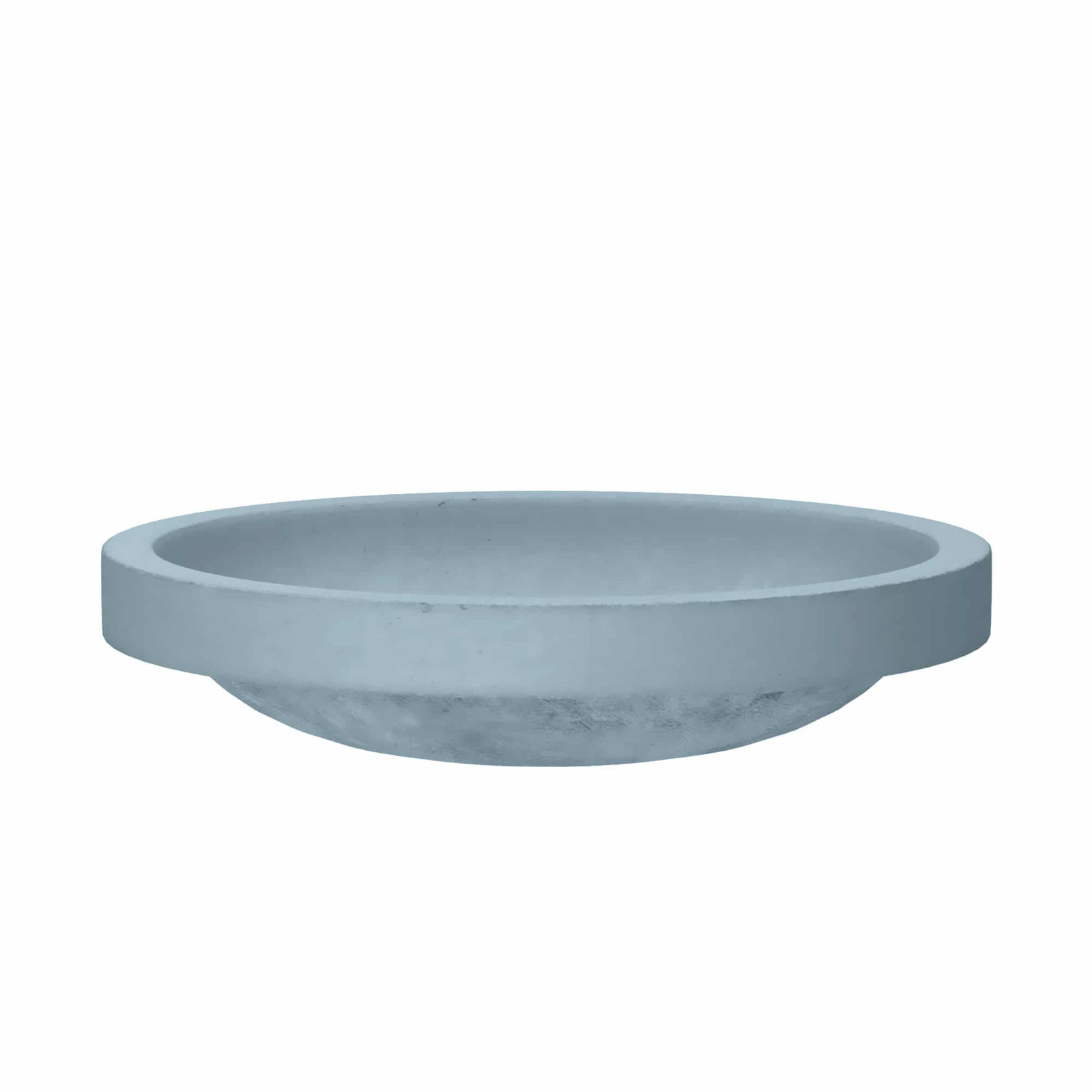 NativeStone Tolosa Oval Concrete Sink, Ocean
