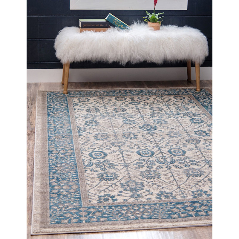 Linz Floral Indoor Rug, Rectangle 10' x 13'