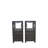 Solid Wood End Table Set with Storage