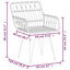 Ensemble repas d'extérieur 31,5 po Madancy Square-1251333502-1251333500