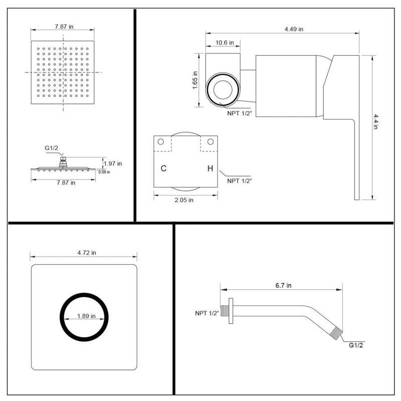 All-In-One Kit with Rough in-Valve