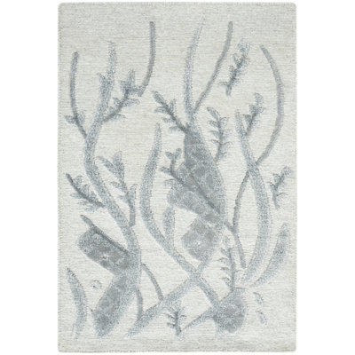 Nourison Theos 2' x 3' Slate Modern Indoor Rug