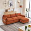 Oversized Modular Sectional Sofa with Movable Ottoman-1617666169