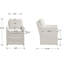 Fauteuil rembourré en lin-266188019