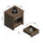 Astrid Transitional 20"H Nightstand With Open Shelf-1238048548