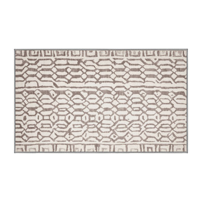 Machine Washable Gray Area Rug