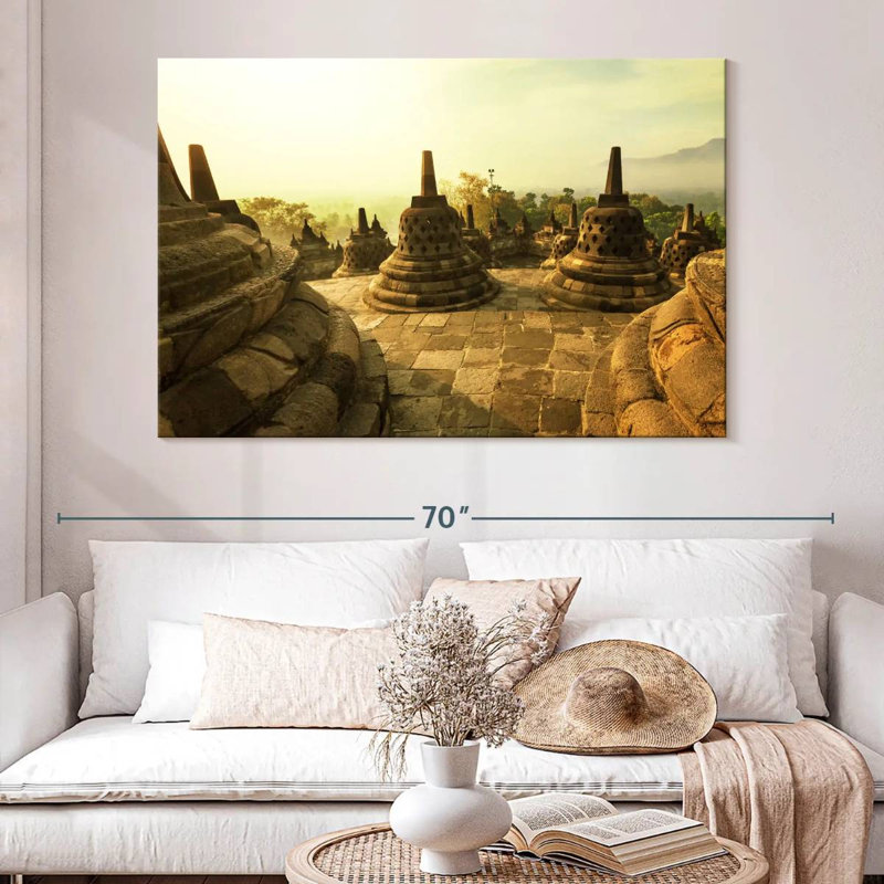 Adella Borobudur Buddhist Temple, 34" H x 51" W