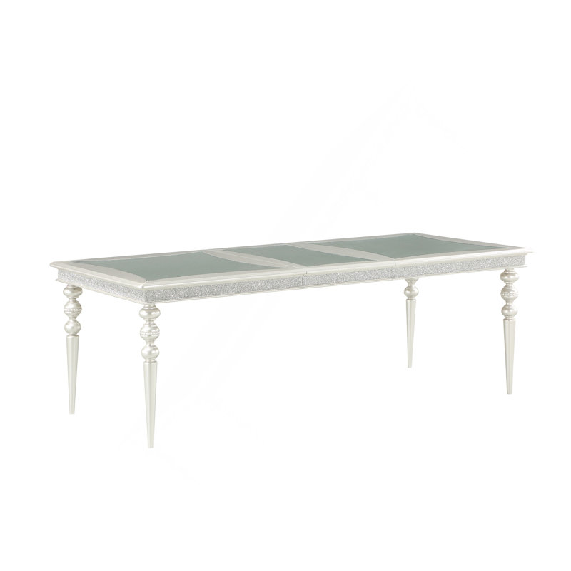 Table de salle à manger extensible luxueuse pour des rassemblements somptueux et des dîners élégants