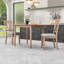 Ensemble de table de salle à manger multifonctionnel - Conception pliante compacte avec sièges confortables-607003019-619025997