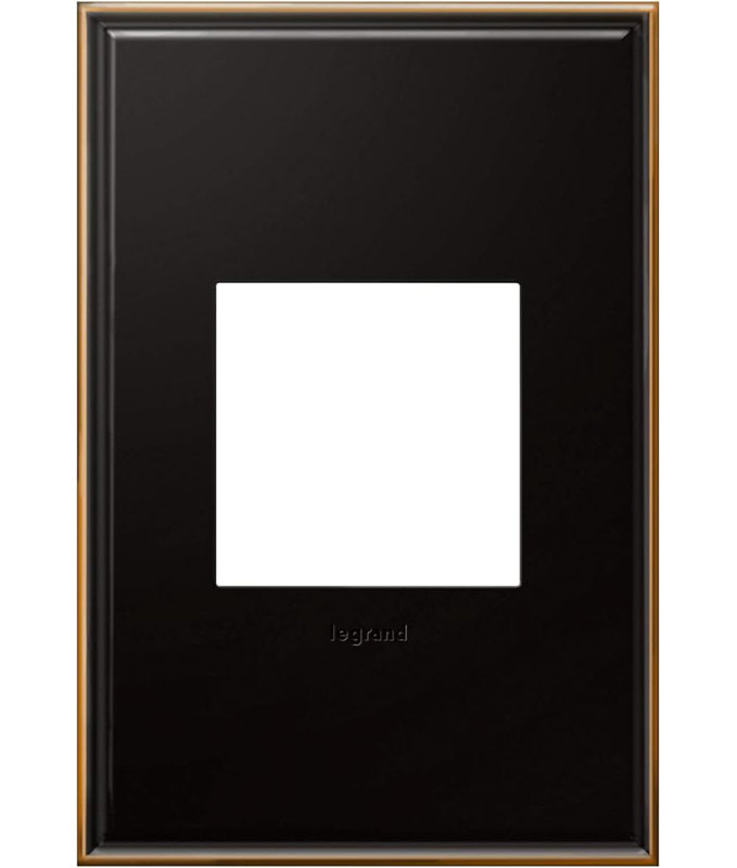 Legrand adorne, bronze huilé, 1 plaque murale, AWC1G2OB4