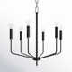Bashford 6 Light Metal Dimmable Chandelier